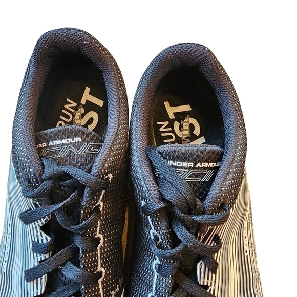 Under Armour Kick Sprint Spike Track Shoes Sneakers 1273939-100, Size 10 - Picture 7 of 12